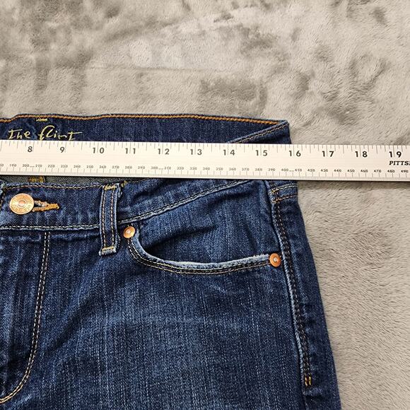 Old Navy Jeans Womens 8 SHORT Blue The Flirt Mid Rise Boot Cut Stretch Casual - Picture 12 of 16